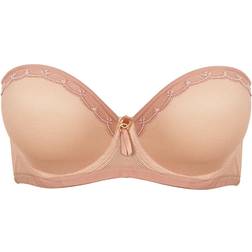 Freya Idol Allure Moulded Strapless Bra - Cafe Au Lait