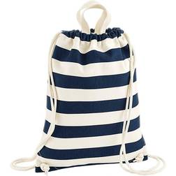 Westford Mill Nautical Gymsac - Natural/Navy