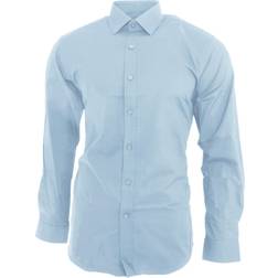 Brook Taverner Pisa Slim Fit Shirt - Sky Blue