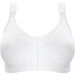 Anita Frontline Open Front Closure Sports Bra - White