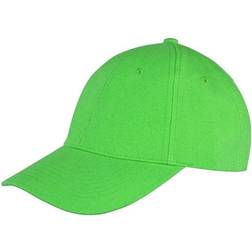 Result Unisex Core Memphis 6 Panel Baseball Cap 2-pack - Lime