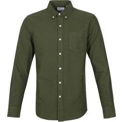 Colorful Standard Organic Button Down Shirt Unisex - Seaweed Green