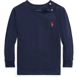 Ralph Lauren Polo Baby Boys Long Sleeve T-shirt - Navy Blue