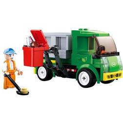 Sluban garbage truck Town junior 4.5 x 14.1 cm 118-parts