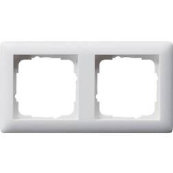 Gira 2x Frame System 55, Standard 55 Pure white, Matt 021204