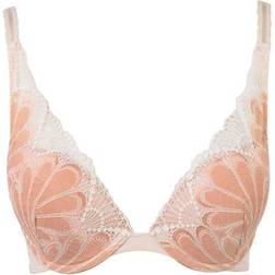 Wonderbra Refined Glamour Triangle Push Up Bra - Apricot