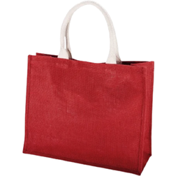 KiMood Jute Beach Bag - Wine