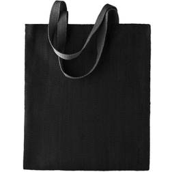 KiMood Patterned Jute Bag 2-pack - Black