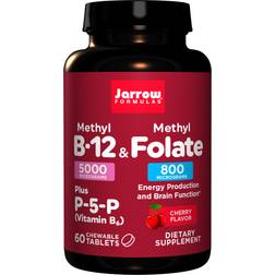 Jarrow Formulas Methyl B-12 & Methyl Folate Cherry 60 Stk.