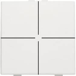 Niko-Servodan 4-fold push button for niko home control white