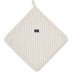 Lexington Icons Herringbone Topflappen Beige (25x25cm)