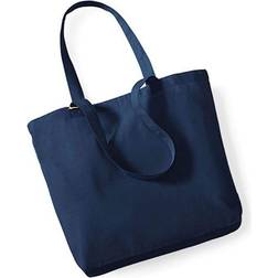 Westford Mill Organic Cotton Shopper Bag 2-pack - Navy Blue