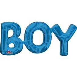 Amscan 10132856 Blue Boy Foil Phrase Balloon-1 PC