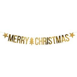PartyDeco Merry Christmas banner