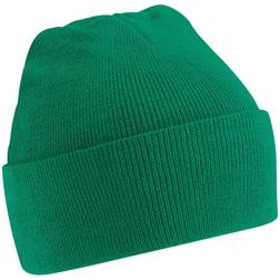 Beechfield Soft Feel Knitted Winter Hat - Kelly Green
