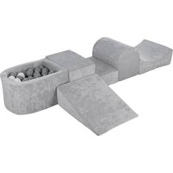 Kidkii Soft Play Set Set of 5 Light Grey