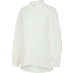 Mamalicious Nanna Maternity Shirt White/Bright White (20014159)