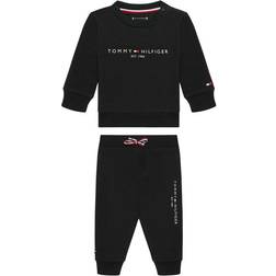 Tommy Hilfiger Baby Essential Logo Sweatshirt & Joggers Set - Black (KN0KN01357)