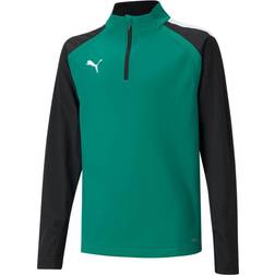 Puma teamLIGA Quarter-Zip Sweatshirt Kids - Pepper Green/Puma Black