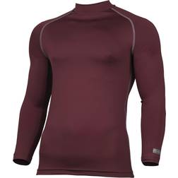 Rhino Thermal Underwear Long Sleeve Base Layer Vest Top Men - Maroon