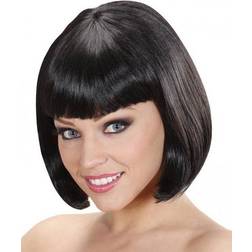 Wicked Costumes Ladies Black Diva Bob Fringe Wig