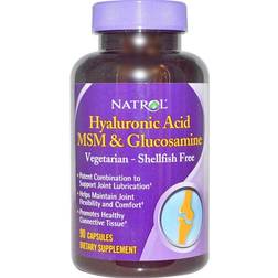 Natrol Hyaluronsäure MSM & Glucosamin, 90 Kapseln