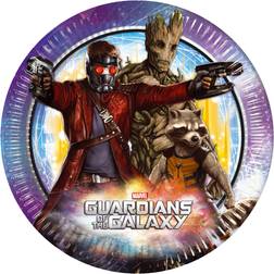 Procos Unique Party 72017 23cm Marvel Guardians of the Galaxy Paper Plates, Pack of 8