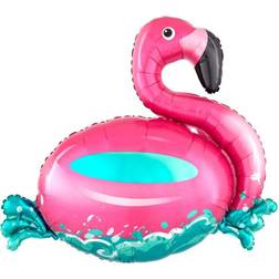 Amscan Folieballong Flamingo Badring