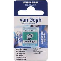 Van Gogh Watercolour Paint Turquoise Green