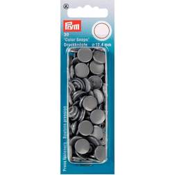 Prym Color Snaps Druckknöpfe silbergrau 12,4mm 30 Stück