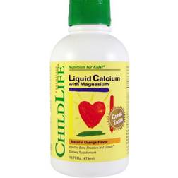 ChildLife, Essentials, Calcium Liquid mit Magnesium, natürliches Orangen-Aroma, 16 fl oz (474 ml)