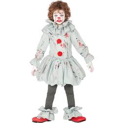 Fiestas Guirca Scary Clown Kids Masquerade Costume