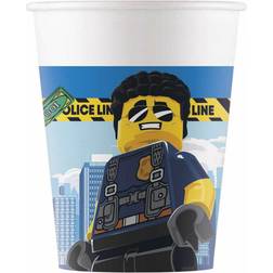 Procos 10232195 Lego City Paper Cups, 8 Count (Pack of 1)