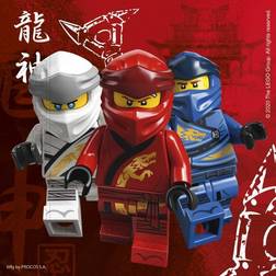 Lego Servetter Ninjago Röd 20-pack