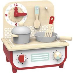 Tooky Toy Wooden Kitchen & Bbq Playset