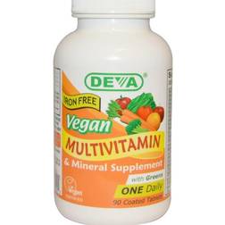 Deva Vegan Multivitamin & Mineral 90 Stk.