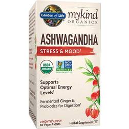 Garden of Life mykind Organics Herbal Ashwagandha 60 Tablets