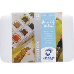 Royal Talens van Gogh Aquarell Set Naturfarben 12 Näpfchen