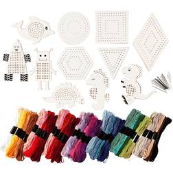 Creativ Company Pysselset Textil Broderifigurer med broderigarn