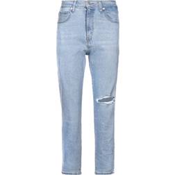 Levi's High Waisted Mom Jeans - Blue