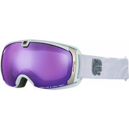 Cairn Pearl Ski Goggles SPX3000 IUM/CAT3 Mat White Purple