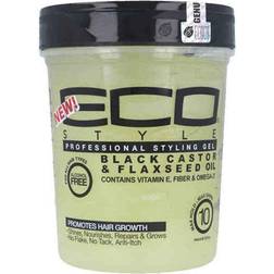 Eco Style Black Castor & Flaxseed Oil Styling Gel 32fl oz