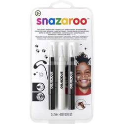 Snazaroo Face Paint Set Brushpen Monochrome