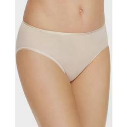 Hanro Cotton Seamless High Cut Full Brief - Beige