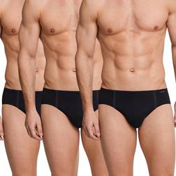 Schiesser Essentials Super Mini Briefs 3-pack - Black