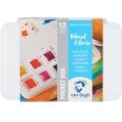 Royal Talens Watercolor Plastic Pocket Box set of 12 vibrant colors