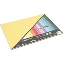 Colortime Happy Card, A4, 210x297 mm, 180 g, assorted colours, 30 ass sheets/ 1 pack