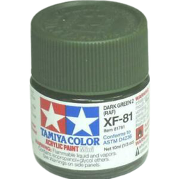 Tamiya Acrylic Mini Xf-81 Dark Green 2 Raf 10ml