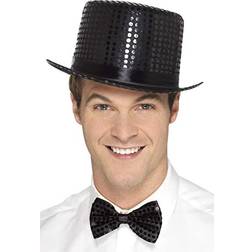 Smiffys Sequin Top Hat Black