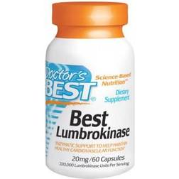 Doctor's Best Doctor's Best, Best Lumbrokinase 20 mg, 60 Kapseln